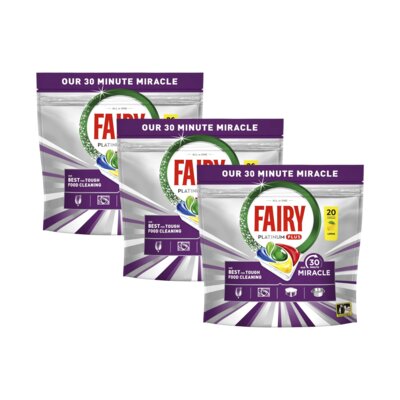 Kapsułki do zmywarki FAIRY Platinium Plus All In One 30 Minut Miracle - 60 szt.