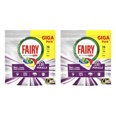 Kapsułki do zmywarki FAIRY Platinium Plus All In One 30 Minut Miracle - 148 szt.