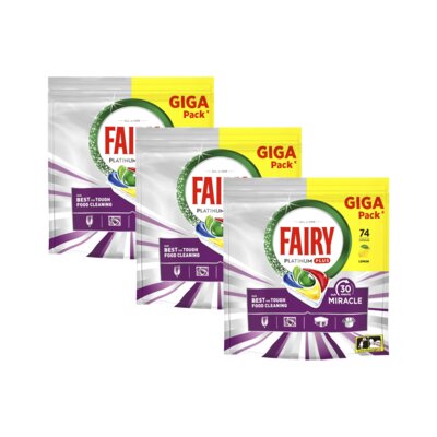 Kapsułki do zmywarki FAIRY Platinium Plus All In One 30 Minut Miracle - 222 szt.