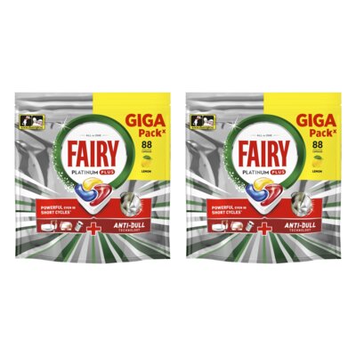 Kapsułki do zmywarki FAIRY Platinum Plus All in One Lemon - 176 szt.