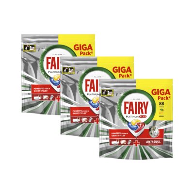 Kapsułki do zmywarki FAIRY Platinum Plus All in One Lemon - 264 szt.