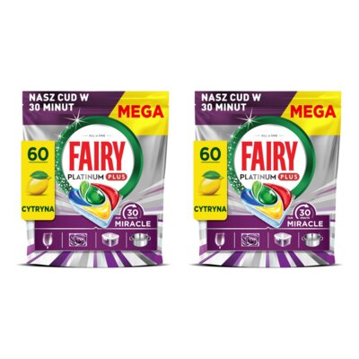 Kapsułki do zmywarki FAIRY Platinium Plus All In One 30 Minut Miracle - 120 szt.