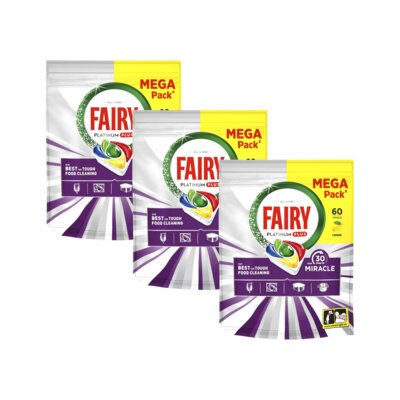 Kapsułki do zmywarki FAIRY Platinium Plus All In One 30 Minut Miracle - 180 szt.