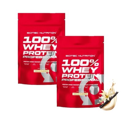 Odżywka białkowa SCITEC NUTRITION Whey Protein Professional Waniliowy (2 x 500 g)