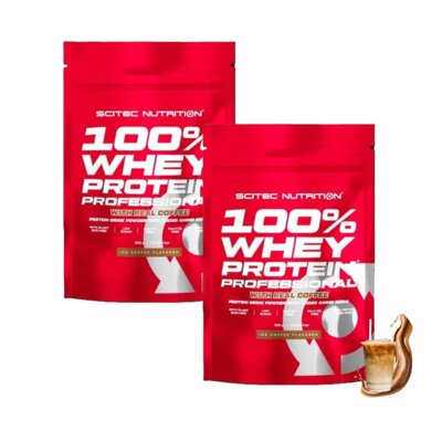 Odżywka białkowa SCITEC NUTRITION Whey Protein Professional Kawa mrożona (2 x 500 g)