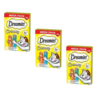 Przysmak dla kota DREAMIES Creamy Kurczak i Łosoś 36 x 10 g
