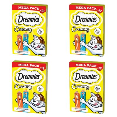Przysmak dla kota DREAMIES Creamy Kurczak i Łosoś 48 x 10 g