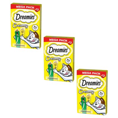 Przysmak dla kota DREAMIES Creamy z serem i kocimiętką 36 x 10 g