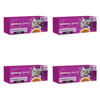 Karma dla kota WHISKAS Aromatyczna Mieszanka (160 x 85 g)