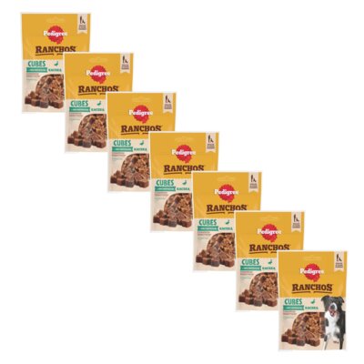 Przysmak dla psa PEDIGREE Ranchos Cubes z kaczką 7 x 70 g