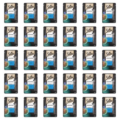 Karma dla kota SHEBA Delicacy Tuńczyk w galaretce 28 x 85 g