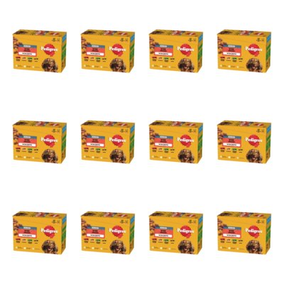 Karma dla psa PEDIGREE Senior Wybór smaków w galaretce 144 x 100 g