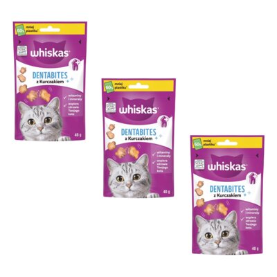 Przysmak dla kota WHISKAS Dentabites 3 x 40 g