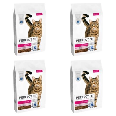 Karma dla kota PERFECT FIT Adult 1+ Łosoś 4 x 7 kg