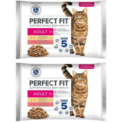 Karma dla kota PERFECT FIT Adult 1+ Sterile Kurczak z wołowiną w sosie 8 x 85 g