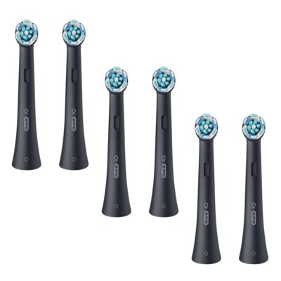 Oryginalna końcówka szczoteczki ORAL-B IO Ultimate Clean (6 szt.) (Usuwa płytkę bakteryjną) Czarny