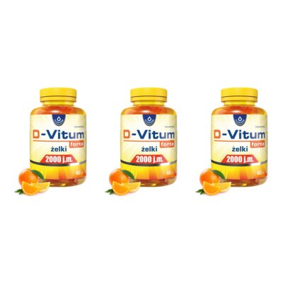 Kompleks witamin OLEOFARM D-Vitum (3 x 60 żelek)