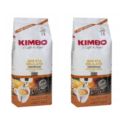 Kawa ziarnista KIMBO Barista Delicato 2 x 1 kg