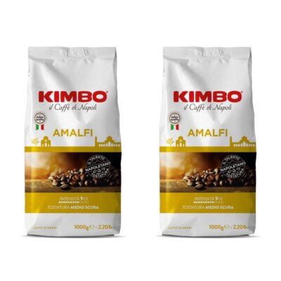 Kawa ziarnista KIMBO Amalfi 100 Arabica 2 x 1 kg