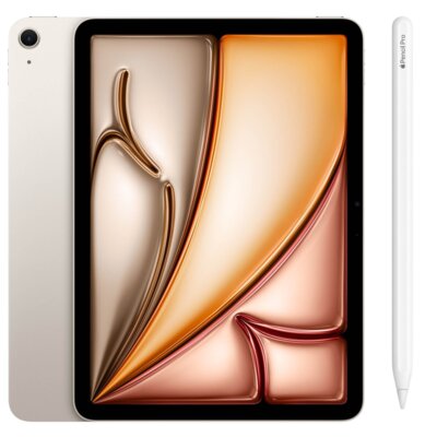 Tablet APPLE iPad Air 11" 8 gen. 2026 128 GB Wi-Fi Księżycowa poświata + Rysik APPLE Pencil Pro