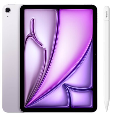 Tablet APPLE iPad Air 11" 8 gen. 2026 128 GB Wi-Fi Fioletowy + Rysik APPLE USB-C MUWA3ZM/A