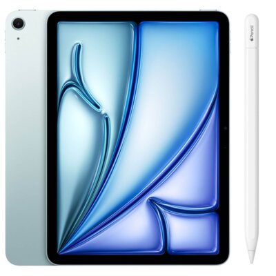 Tablet APPLE iPad Air 11" 8 gen. 2026 512 GB Wi-Fi Niebieski + Rysik APPLE USB-C MUWA3ZM/A