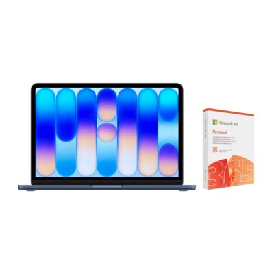 Laptop APPLE MacBook Neo 2026 13" Retina A18 Pro 8GB RAM 512GB SSD macOS Indygo + Program MICROSOFT 365 Personal