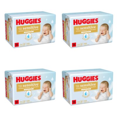 Chusteczki nawilżane HUGGIES Extra Care Sensitive (576 szt.)
