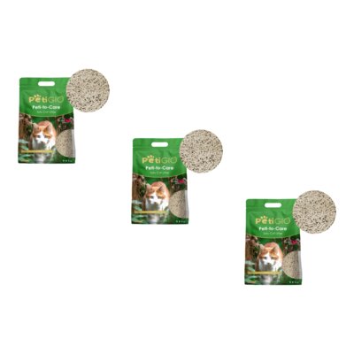 Żwirek dla kota PETIGIO Peti-to-Care Tofu Naturalny PETI-260 3 x 6 L