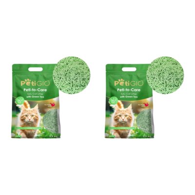 Żwirek dla kota PETIGIO Peti-to-Care Tofu Geen Tea PETI-261 2 x 6 L