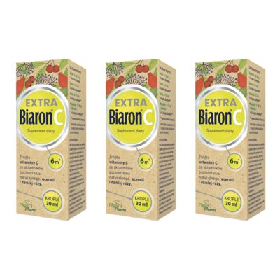 Witamina C BIARON Extra (3 x 30 ml)