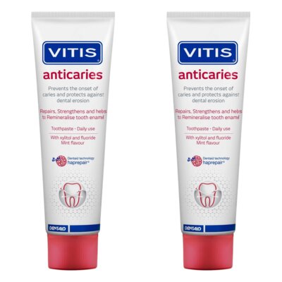 Pasta do zębów VITIS Anticaries 2 x 100 ml