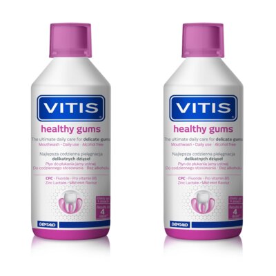 Płyn do płukania jamy ustnej VITIS Healthy Gums 2 x 500 ml