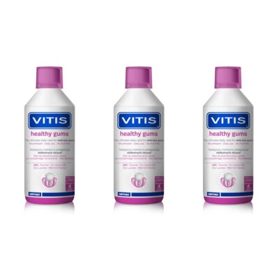 Płyn do płukania jamy ustnej VITIS Healthy Gums 3 x 500 ml