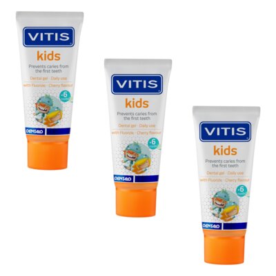 Pasta do zębów VITIS Kids 3 x 50 ml