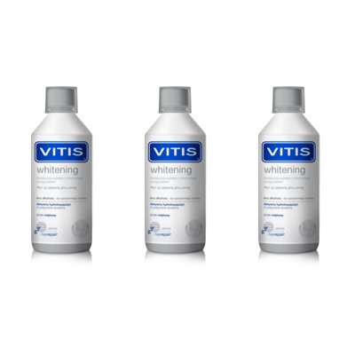Płyn do płukania jamy ustnej VITIS Whitening 3 x 500 ml