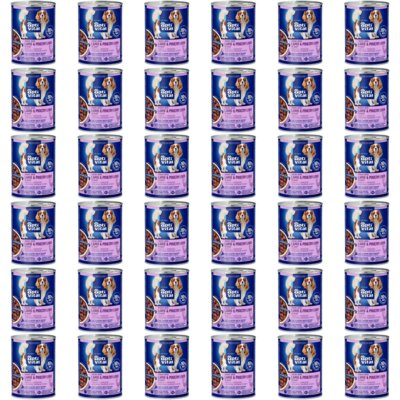 Karma dla psa OPTIVITAL Jagnięcina z wątróbką 36 x 415 g