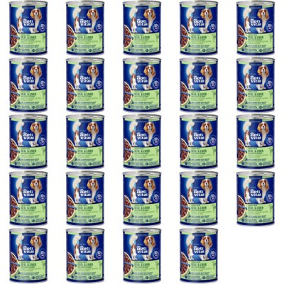 Karma dla psa OPTIVITAL Cielęcina i wątróbka drobiowa w sosie 24 x 415 g
