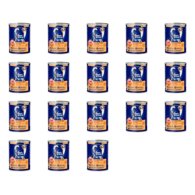 Karma dla psa OPTIVITAL Pasztet Kurczak Bogaty w indyka z marchewką 18 x 400 g