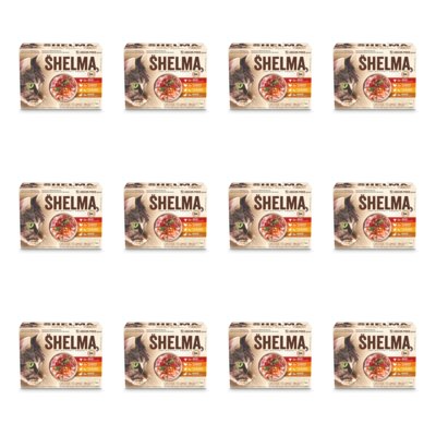 Karma dla kota SHELMA Mix Smaków 144 x 85 g