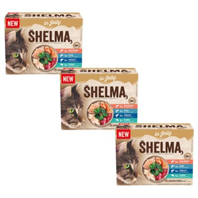 Karma dla kota SHELMA Garaletka Mix Smaków 36 x 85 g