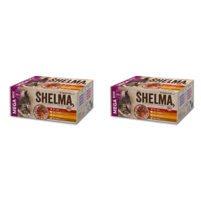Karma dla kota SHELMA Mix Smaków 80 x 85 g