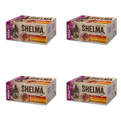 Karma dla kota SHELMA Mix Smaków 160 x 85 g
