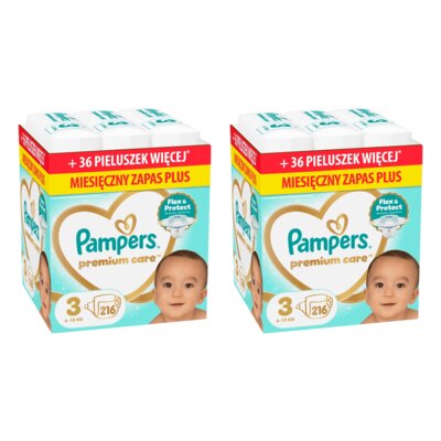 Pieluchy PAMPERS Premium Care 3 (432 szt.)