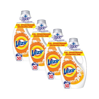 Płyn do prania VIZIR Gold Orchid 4 x 2250 ml do kolorowych tkanin