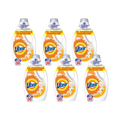 Płyn do prania VIZIR Gold Orchid 6 x 2250 ml do kolorowych tkanin