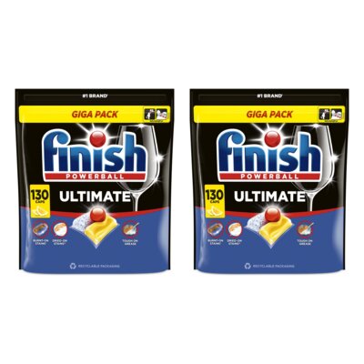 Kapsułki do zmywarki FINISH Ultimate Lemon - 260 szt.