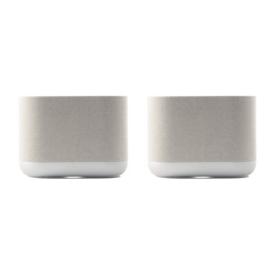 Zestaw Stereo DENON HOME 400 Biały (2 szt.) Biały/Stone, Wi-Fi, AirPlay 2, Bluetooth, Multiroom HEOS Built-in, Dolby Atmos Music