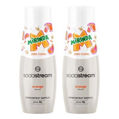 Syrop do saturatorów SODASTREAM Mirinda Orange Zero Cukru 2 x 440 ml