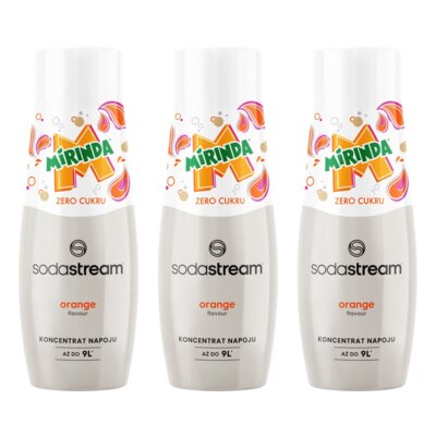 Syrop do saturatorów SODASTREAM Mirinda Orange Zero Cukru 3 x 440 ml